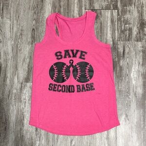 Vibrant Pink Graphic Tank Top